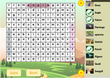 Names of Birds word search puzzle online