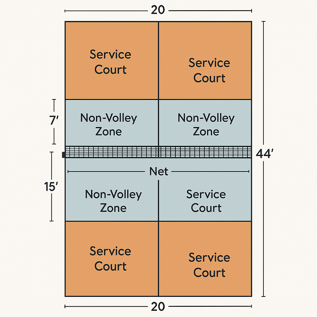 pickleball court dimensions